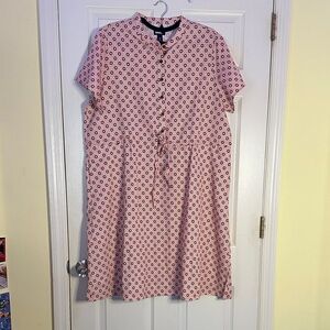 Pink Patterned Women's Dress